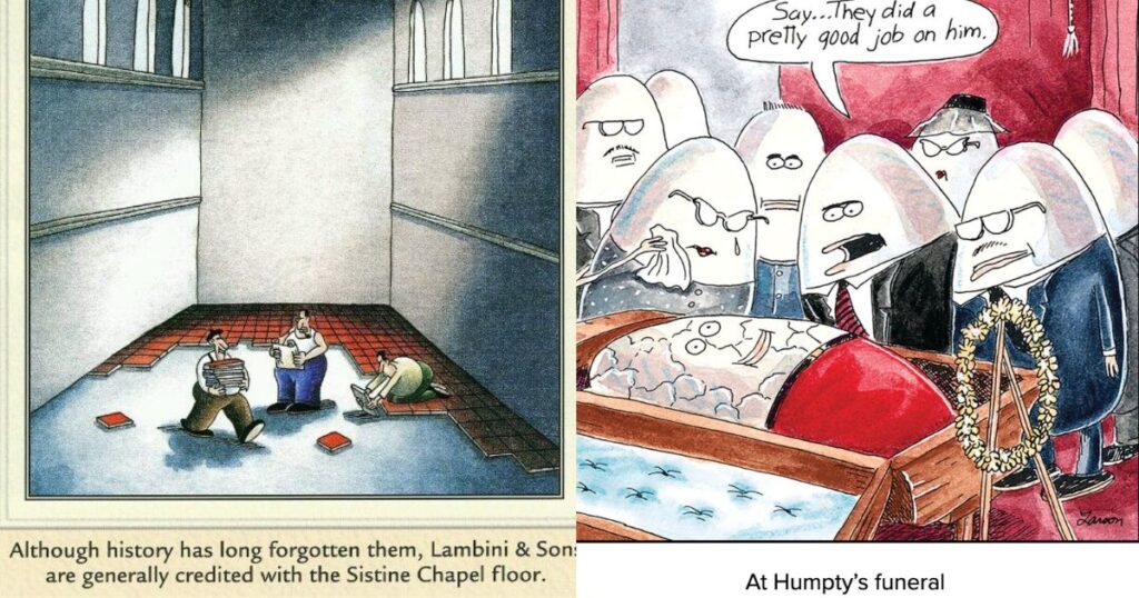 20 Far Side Comics Dipped In Dark Humor