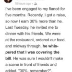 WOMAN SNEAKS OUT FROM THE RESTAURANT, WHEN HER FIANCE DEMANDED HER TO PAY THE RESTAURANT BILL