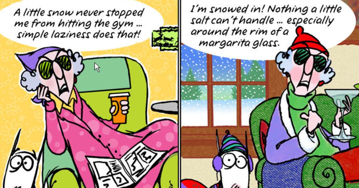 20 Maxine Comics Portrays The Experience Of Past Life By Old Woman