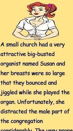 A small church had a very attractive big-busted